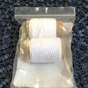 🏷New Stampin’ Up! Whisper White Bakers Twine Ribbon Bundle of 2